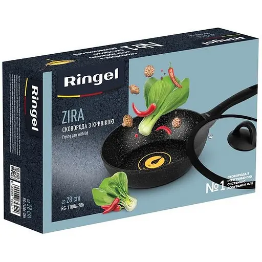Сковорода звичайна Ringel Zira 28см (RG-11006-28h) - фото 3