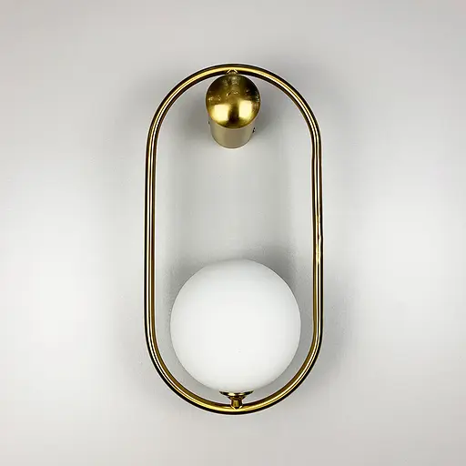 Настінний латунний світильник Mila Wall Line F Арт. W078/1 - фото 4