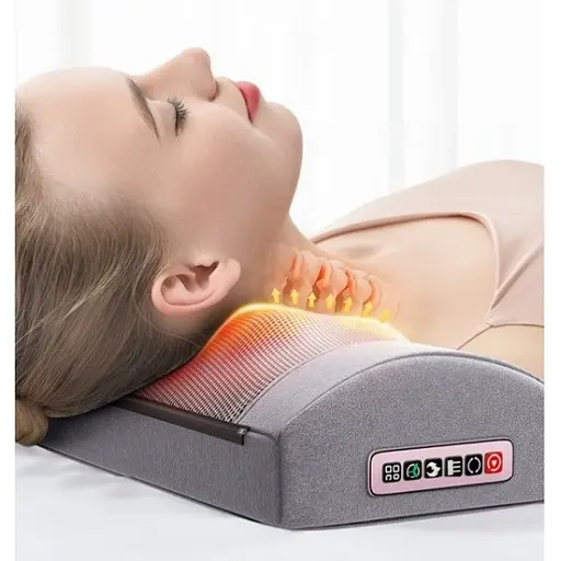 Массажная роликовая подушка для шеи, спины и тела Paradise Sound 501-С с функцией подогрева и музыка - фото 3