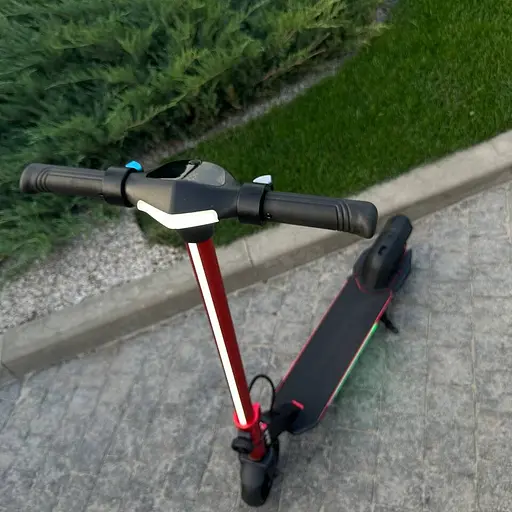 Детский электросамокат GIANT ES2 LED Max красный с LED-подсветкой (модель 2025 года) - фото 5