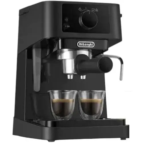 Рожкова кавоварка еспресо Delonghi EC 230.BK - фото 1