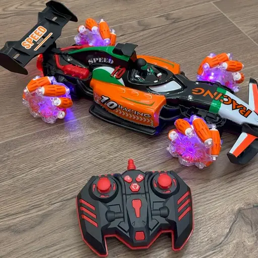 Формула-трюкач на радіокеруванні, музика, дим, дрифт, W300-11 - фото 2