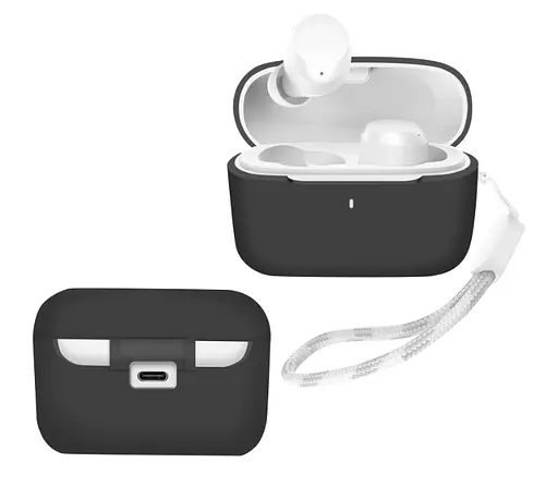 Чохол-накладка DK Silicone Candy Friendly з карабіном для Anker SoundCore A20i (black) - фото 2