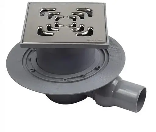 Душовий трап Pestan Confluo Square-1 боковий 15x15 см (240159) - фото 1