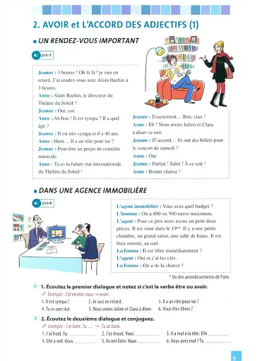 Grammaire en dialogues. Grand Débutant A1. Livre + CD - фото 7