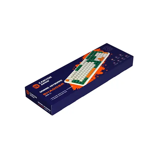 Клавіатура Canyon Shadder GKW-11 RGB Silent Wireless/Bluetooth/USB UA White (CND-SKBW11) - фото 7