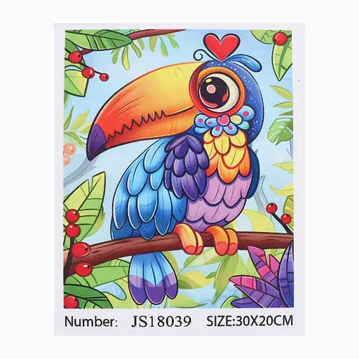 Алмазна мозаїка "Тукан" 18039 TK Group, 20х30 см, в коробці (6900066394997) - фото 1