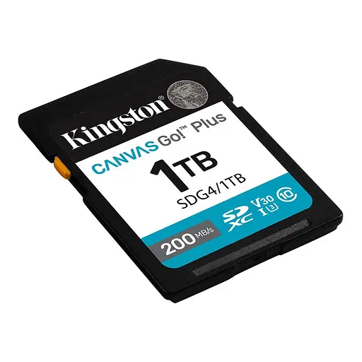 Карта памяти Kingston Canvas Go! Plus 1Tb (UHS-1 U3) A2 V30 (R200MB/s W160MB/s) SDG4/1TB - фото 2
