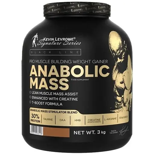 Гейнер Kevin Levrone Black Line Anabolic Mass, 3 кг - Bounty
