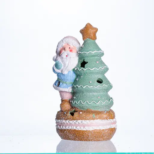 Новорічна декоративна фігурка Yiwu CR-6-9 з підсвічуванням 11.5 × 9 × 20 см  - фото 2