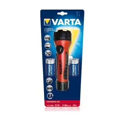 Ліхтар Varta Ind. Rubbermate Led 2D 18641 2хR20 1 режим - фото 2