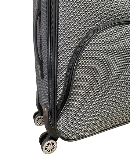 Чемодан Тканевый (Impertex) Средний (М) Водонепроницаемый На 4 Двойных Колесах 70л Расширением TK002-М - фото 3