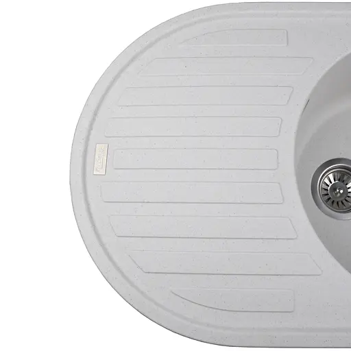 Гранітна мийка Globus Lux OHARA 770х500мм для кухні стійка до подряпин безпечна для продуктів - фото 5