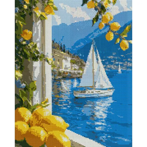 Алмазная мозаика Santi Летний отпуск 40х50 см на подрамнике (956050)