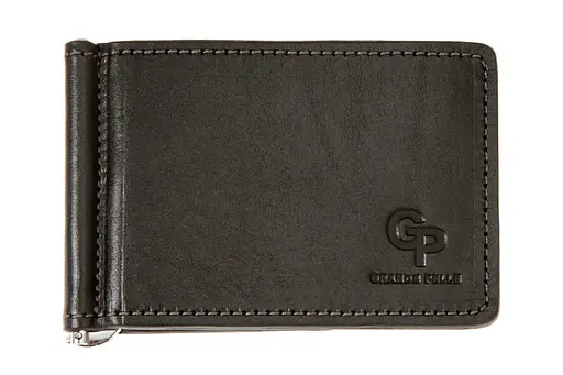 Зажим для купюр с монеткой Grande Pelle 11.5х8х0.5 см acs0032183 - фото 1