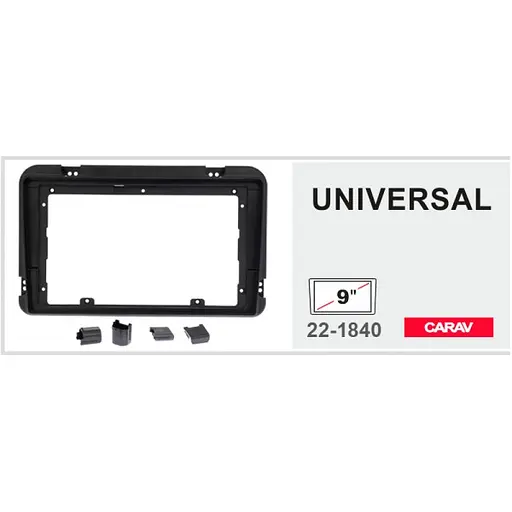 Универсальная рамка для магнитол 9" Carav 22-1840 - фото 3