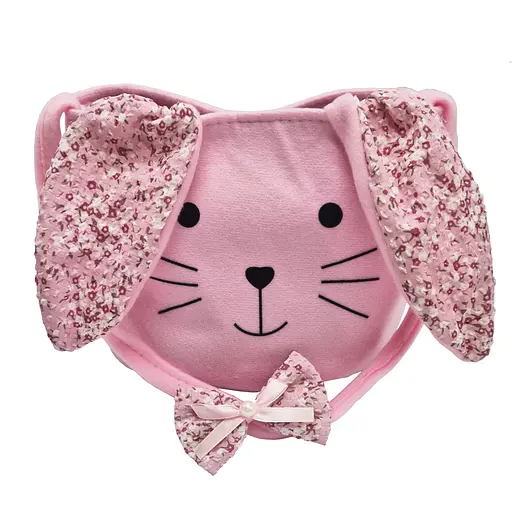 Дитяча сумочка "Зайчик" Bambi SK090D вушка, довга ручка, 1 відділення-липучка - фото 1