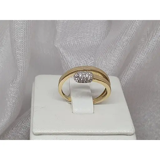 Золотое кольцо Империя золота Спичка с фианитами. КВ1335ЛИ 17 - фото 3