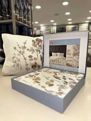 Постельное белье Nina Beige Ранфорс Tac pbe0051599 - фото 2