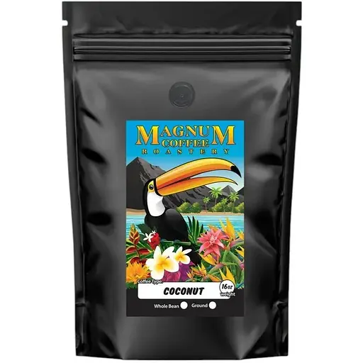 Кофе в зернах Magnum Exotics Coconut 454 г - фото 1