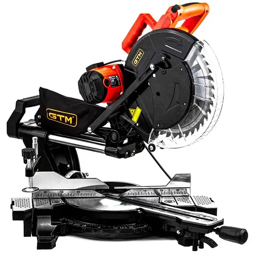 Торцовочная пила GTM HM1245 с протяжкой - фото 1