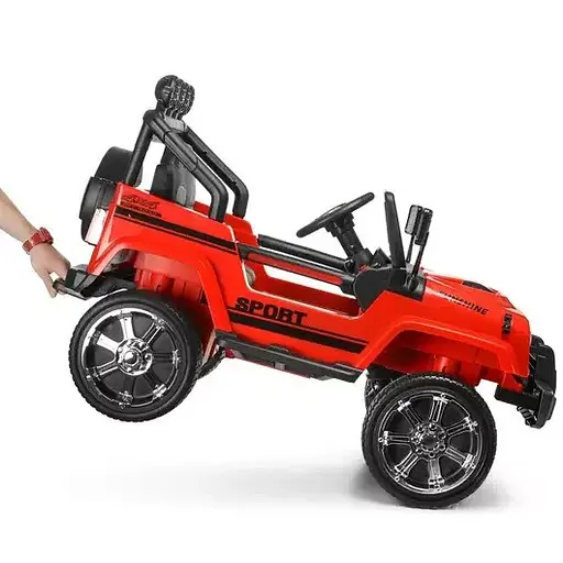 Електромобіль дитячий Bambi Джип Racer M 3237EBLR-3 з пультом керування Червоний - фото 6