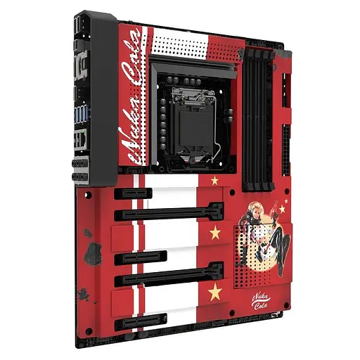 Кожух до материнської плати NZXT N7 Z370 Nuka-Cola Cover Limited Edition N7 Z370 Nuka-Cola Cover) - фото 4