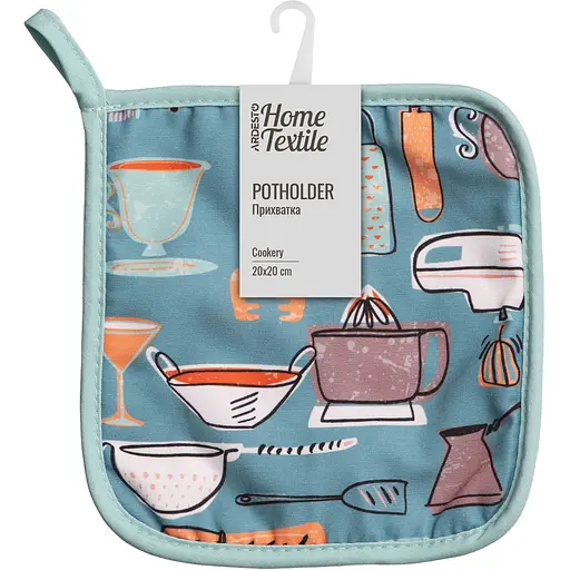 Прихватка Ardesto Cookery 20х20см, 90% поліестер, 10% бавовна (ART04CK) - фото 1