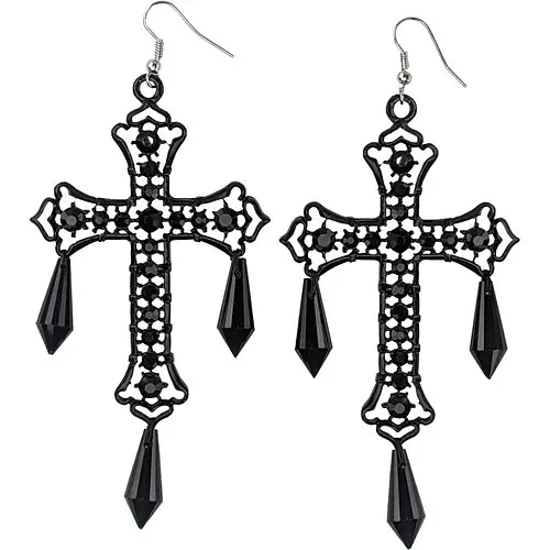 Сережки Хрести Королеви Анни - фото 1