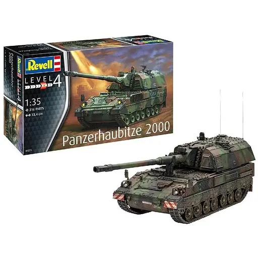 Збірна модель Revell САУ PzH 2000 рівень 4 масштаб 1:35, 316 деталей (RVL-03279) - фото 2