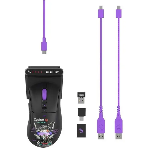 Мышь Bloody R73 Ultra Duo Cypher Ghost [144491] - фото 11