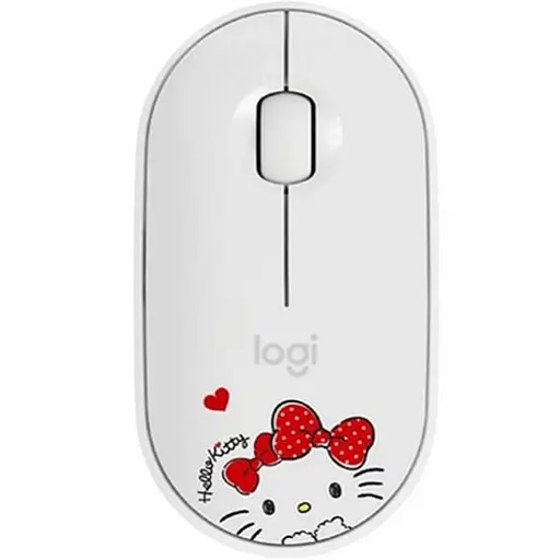 Миша комп'ютерна Logitech Pebble M350 Hello Kitty White (910-006031)