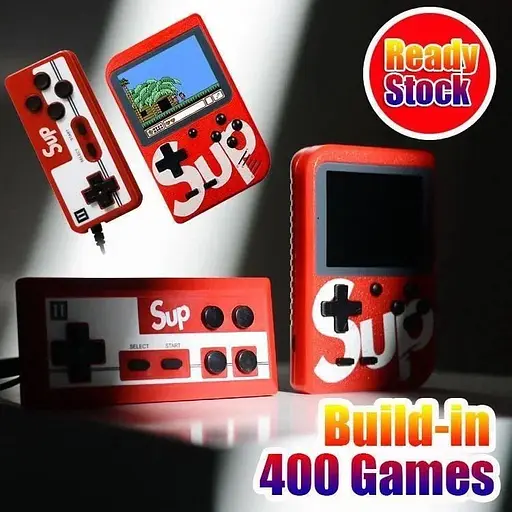 Ретро ігрова приставка c джойстиком Dendy Sup Retro Game Box with Controller 400 ігор (Red) [47103] - фото 4