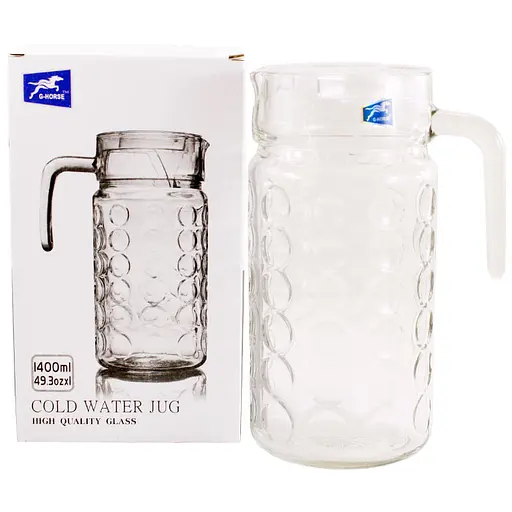 Графин Interos стеклянный 192B 1.4 л (000028323) - фото 1