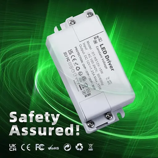 Світлодіодний драйвер REYLAX 12 В 15 Вт 1,25 А, блок живлення для світлодіодів, трансформатор 240 В змінного струму в 12 В - фото 5