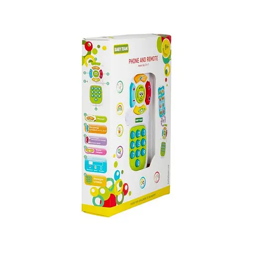 Дитяча музична іграшка 2 в 1 "Телефон та пульт" 8652 - фото 3