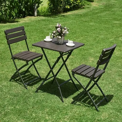 Комплект садових меблів Spring Fun стиль Wooden розкладні для відпочинку банкету туризму кейтерингу - фото 2