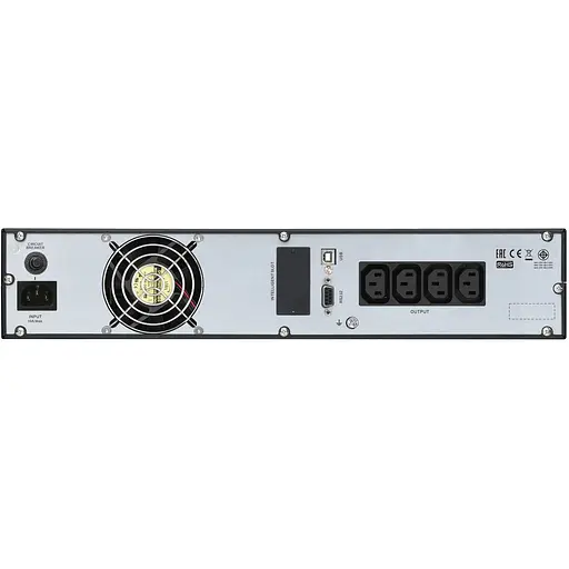 Источник бесперебойного питания APC Easy UPS SRV 2000VA/1800W, RM 2U, LCD, USB, RS232, 3xC13 - фото 4