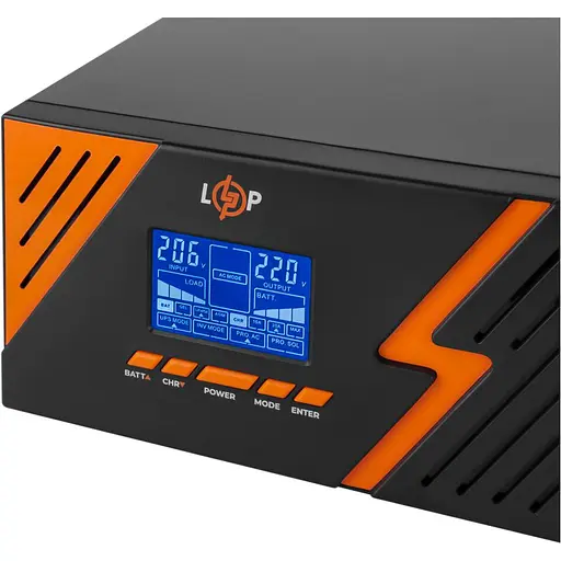 Источник бесперебойного питания (ИБП) LogicPower LPM-PSW-1500VA 1050W Black (22754) [107301] - фото 5