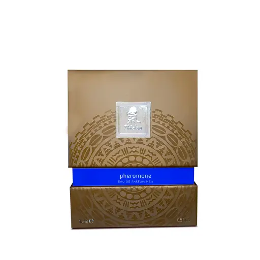 Парфуми чоловічі з феромонами Hot Shiatsu Pheromone Fragrance Men Dark Blue 15 мл - фото 4