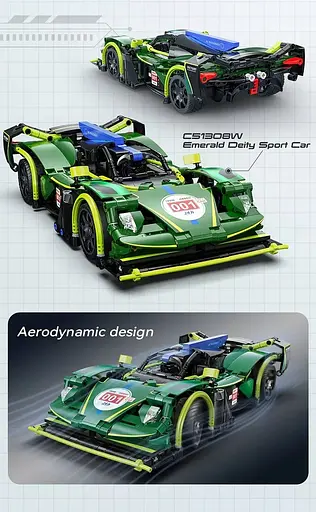 Конструктор машина на радіокеруванніC ADA Phantom Wing гонка  395 деталей  - фото 4