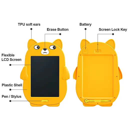 Планшет для малювання Animals 8,5 дюймів Dog - фото 2