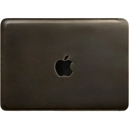 Шкіряний чохол BlankNote для MacBook 13 дюйм Темно-коричневий Crazy Horse - фото 1