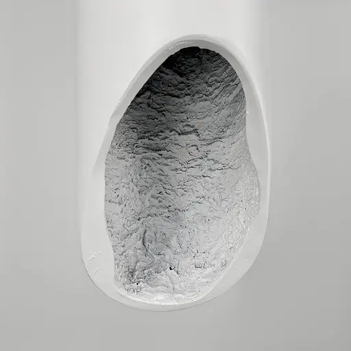 Гіпсовий білий світильник незвичайної форми плафона 50х18 см | Арт. MJ 27/1 | Line F - фото 5