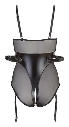 Боді Cottelli Bondage Ring, L (чорний) - фото 7