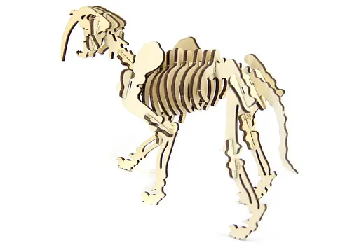 Дерев'яний конструктор "Шаблезубий тигр" 30 деталей - фото 6