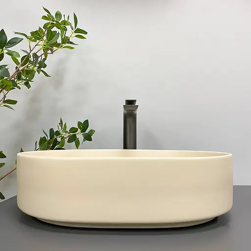 Умивальник VBI Verona 50 beige matt накладний VBI-011305 - фото 4