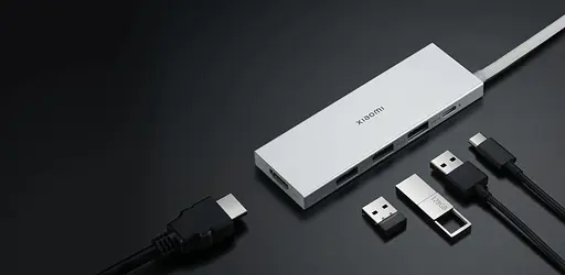 Хаб адаптер Xiaomi Type-C 5-in-1 Docking Station (BHR8804GL) - фото 5