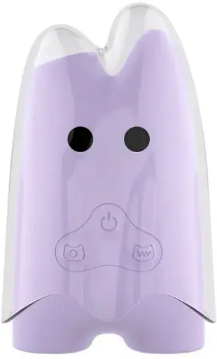 Вакуумний вібратор для клітора I’MCUM 2 в 1 Ghost Sucking Vibrator Фіолетовий (7970379617743) (IM-Ghost_purp)