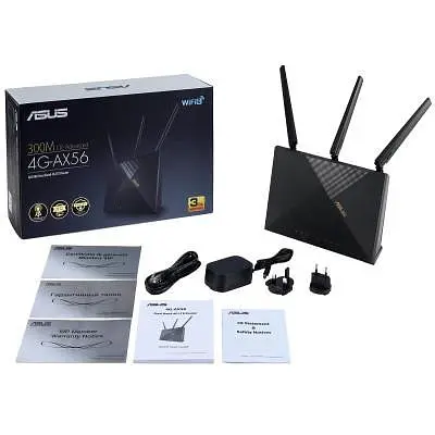 Беспроводной маршрутизатор (роутер) Asus 4G-AX56 - фото 10